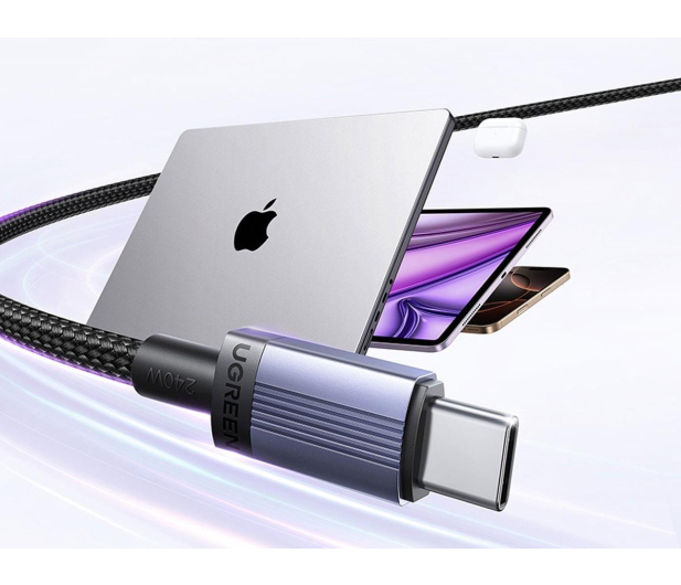 UGREEN Kable USB-C do USB-C L528 100W 3m szary - 1501478 - zdjęcie 4